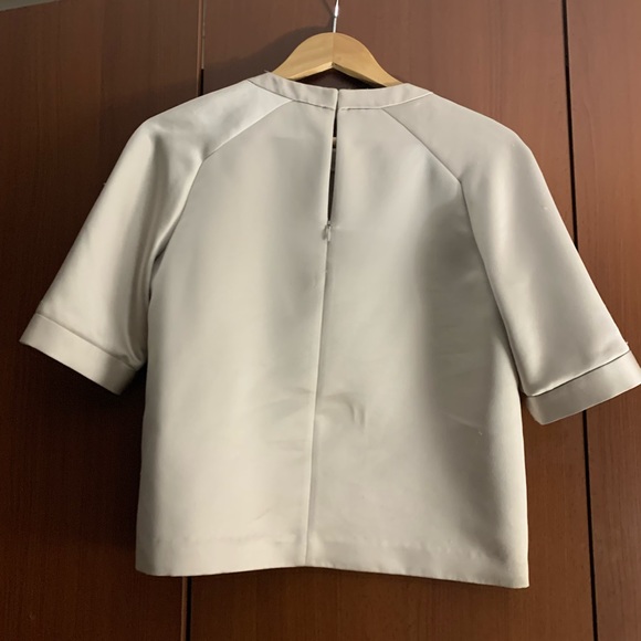 Love this too!  Pink Champagne color, rich satin Toni top - Picture 3 of 4